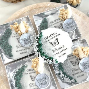 Emerald Green Butterfly Party Favors – Quinceañera, Sweet 15/16 & Birthday Gifts