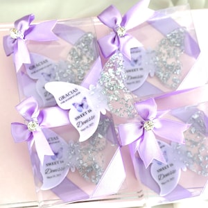 Personalized Butterfly Magnet Favors – Quinceañera or Sweet 16, Custom Mis Quince Party Gifts for Guests