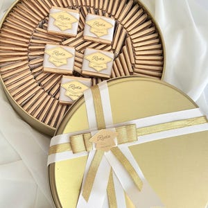 Personalized Graduation Chocolate Favors – Custom Name Chocolates Class of 2025 Gifts