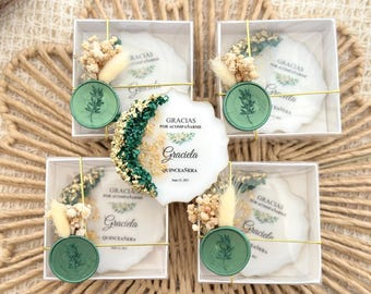 Gepersonaliseerde Quinceañera magneetgunsten Elegant Mis Quince Anos Keepsake