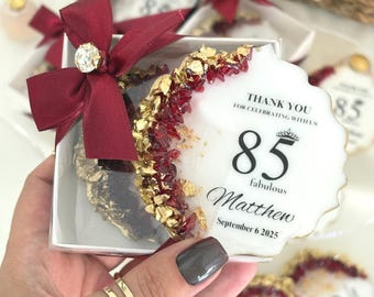 Custom Epoxy Resin Magnet Keepsakes – Elegant Birthday & Anniversary Gifts