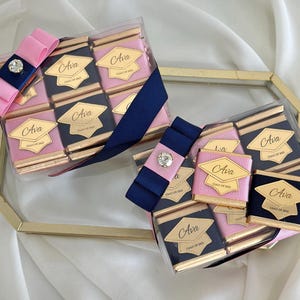 Personalized Graduation Chocolate Favors – Custom Name Chocolates Class of 2025 Gifts
