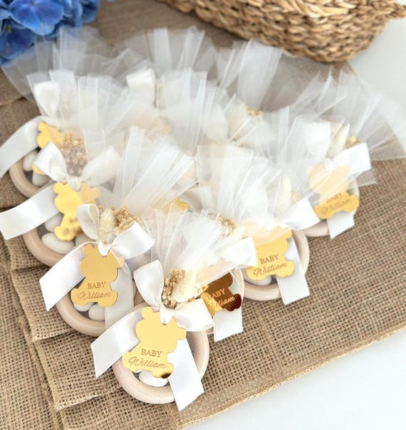 Schmetterlings-Armbänder Für Babyparty – 25 Stück Mit Karte & Organzabeutel, Verstellbar