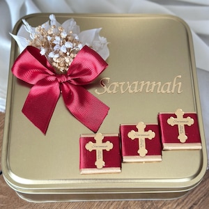 Personalized Baby Shower Chocolate Favor – Custom Name Chocolates for Welcome Baby, Baptism, Gender Reveal