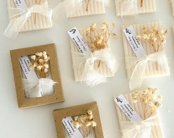 Personalized Soap Favor | Custom Wedding Guest Gift | Handmade Soap | Bridal Shower | Baptism