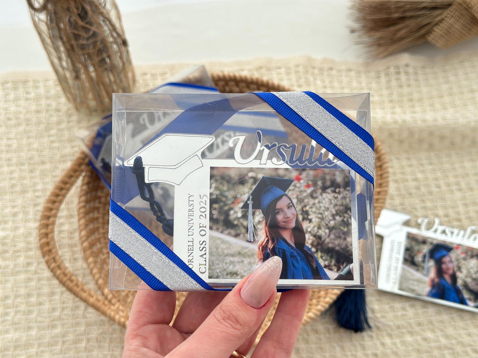 Personalization Grad Photo Frame Personalized Graduation Photo Frame Magnet Favor, Custom Graduation ...
