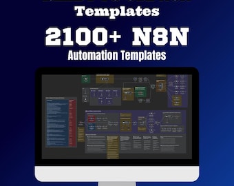 Meer dan 2100 n8n AI-automatiseringsworkflows zonder code: content, verkoop, business (direct te downloaden)