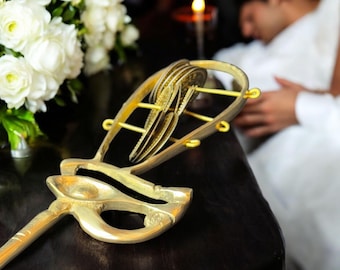 Handmade Brass Egyptian Sistrum: Eye of Horus, Spiritual Musical Instrument