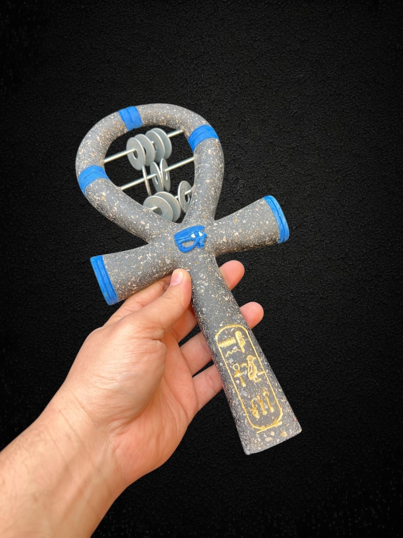 Ancient Ankh Sistrum of Eternal Life Made in Egypt - Etsy