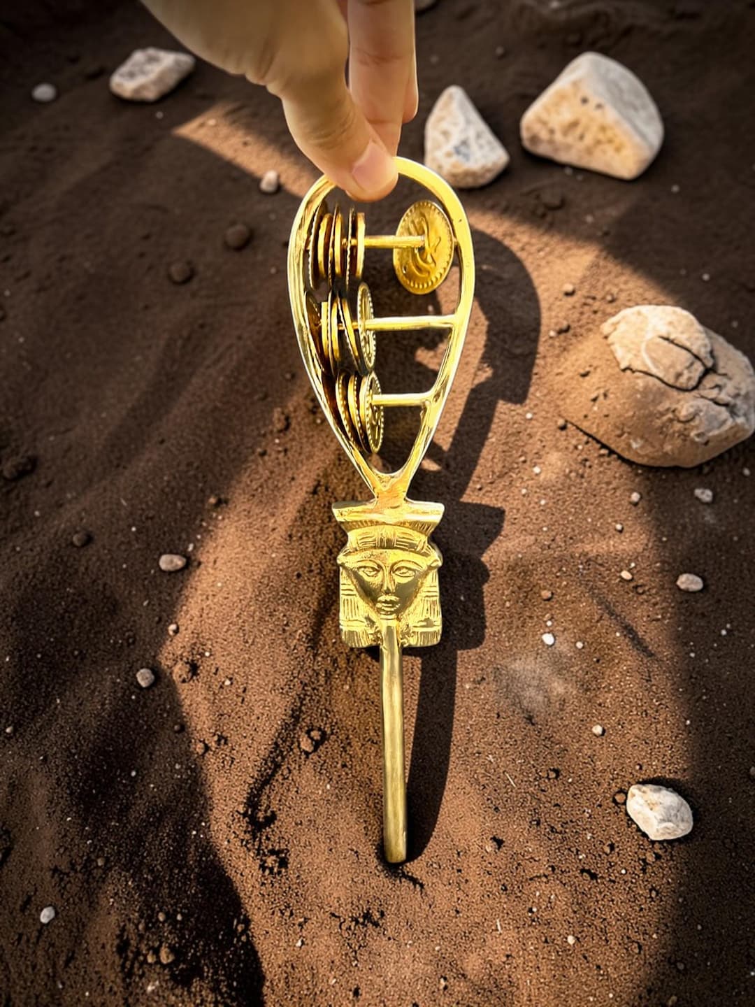 Ritual Rattle Unique Hathor Temple Sistrum Ritual Rattle Made in Egypt - Etsy