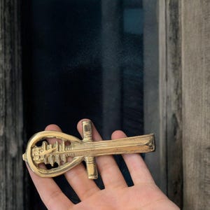 Brass Ankh Key of Life: Handmade Egyptian Amulet Decor