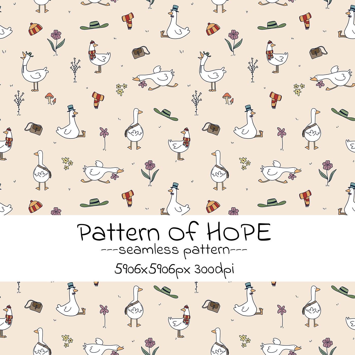 Seamless Goose Pattern – Farm Animal Digital Download (300 DPI) - Etsy