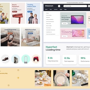 Urbanmart Shopify Theme Mobile Responsive Multipurpose OS 2.0 dla supermarketów, elektroniki, narzędzi, samochodów, artykułów spożywczych, leków, mebli i innych