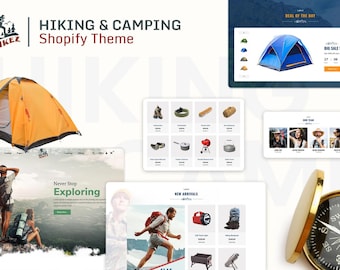 Hikez - Hiking and Outdoor Adventure Shopify Theme 2.0 | Responsive Camping, Survival, Travel, Backpacking Store Design | SEO Optimized