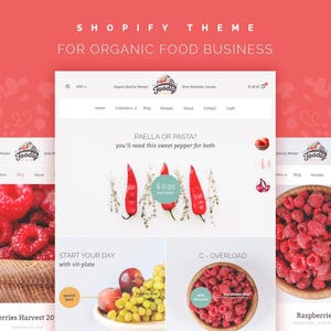 Foodly: mobiel responsief eten en recepten Shopify | SEO-vriendelijk | Eerst mobiel | Blog, verlanglijst, megamenu, voedingsgedeelte