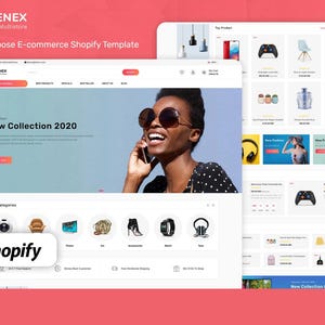 Zenex Shopifyテーマ2.0 – モバイル対応ファッションeコマーステンプレート、ドラッグ＆ドロップ、多目的、ジュエリー、化粧品、ホームデコレーション、Ajaxカート