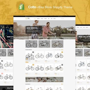 以下が含まれることがあります： コットと呼ばれる自転車店のウェブサイトのホームページ。ウェブサイトには、湖畔で自転車に乗るカップルのバナー画像が掲載されています。ウェブサイトには、新着商品セクション、おすすめ商品セクション、セールセクションもあります。ウェブサイトは、ユーザーフレンドリーで視覚的に魅力的なデザインになっています。