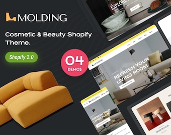 Molding Shopify Theme 2.0 for Furniture, Interior Design & Home Decor Stores | Modern, Responsive, Multi-Currency, Fast-Loading Template