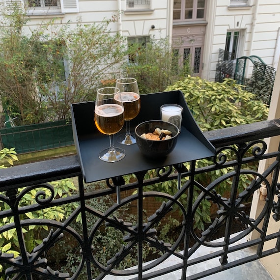 Petite Table pour balcon - Gris Anthracite