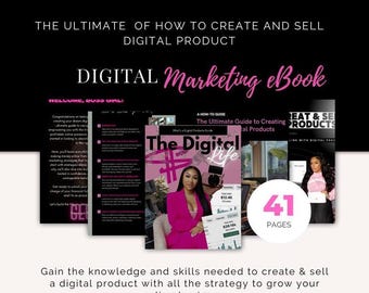 How to Create and Sell Digital Products | Step-by-Step Guide for Beginners | Passive Income E-book
