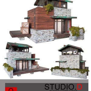 Pacific Northwest Switch Tower & Avamposto "O" Scala Modello Kit