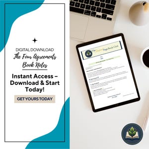 The Four Agreements Book Notes | Guided Reflection Questions & Insights | Instant Digital Download