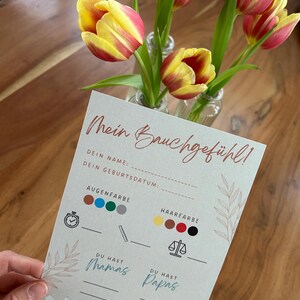 Il mio istinto mi ha dato l'oracolo del dolce baby shower! - 10 carte per ordine