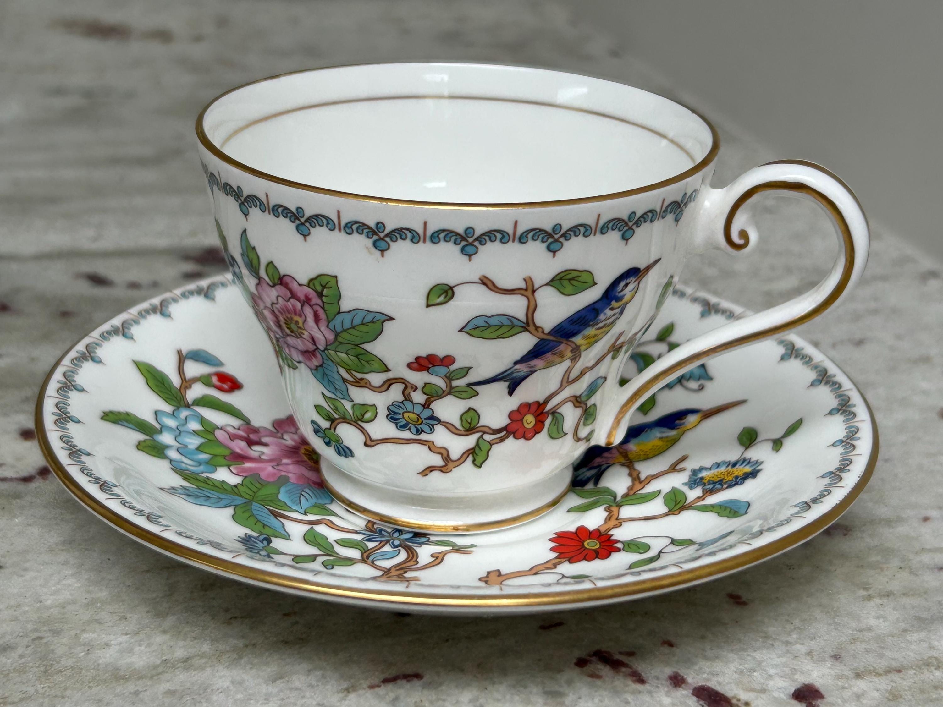 AYNSLEY PEMBROKE Vintage Tea Set, English Bone China Large Teapot