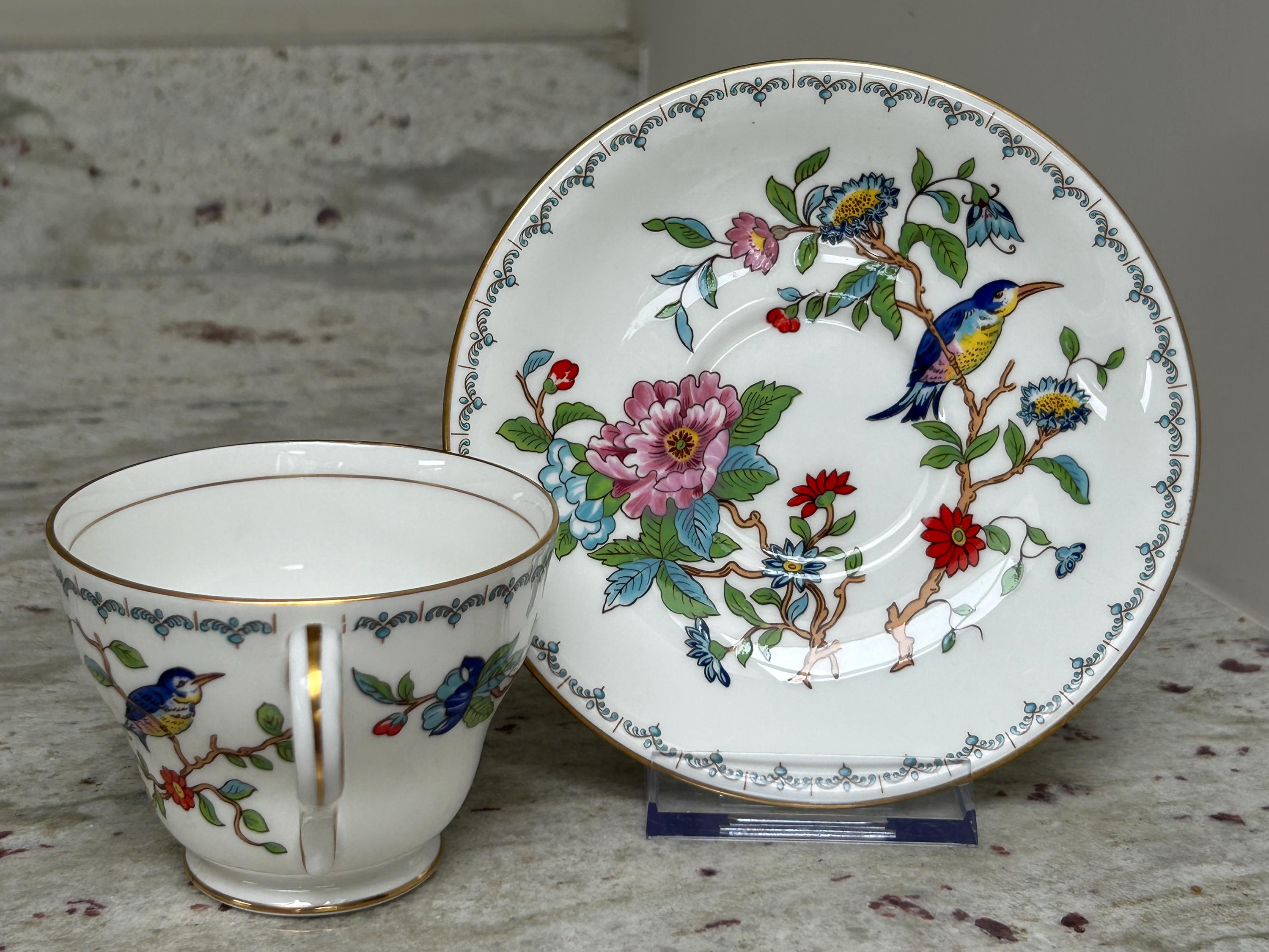 AYNSLEY PEMBROKE Vintage Tea Set, English Bone China Large Teapot