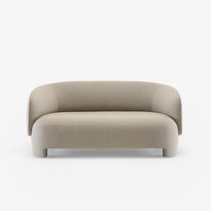 Taru Medium Settee Sofa — Modern Designer Seating with Sculpted Comfort and Contemporary Style