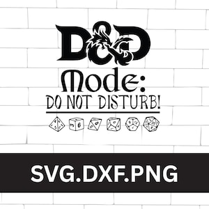 Mestre de Masmorras SVG, Dungeons and Dragons SVG, D&D SVG, Dados D20, Jogo Geek SVG, Presente para Jogador DND, DM SVG, Svg - PNG - Dxf