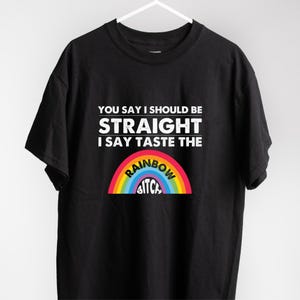 Goûtez à l'arc-en-ciel, fierté, svg LGBT, sublimation png, mois de la fierté, fierté chemise Svg, arc-en-ciel Svg