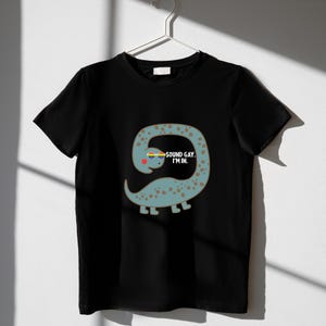Suena gay, estoy dentro, SVG PNG, divertido PNG LGBT, dinosaurio PNG gay, camiseta del mes del orgullo, camiseta divertida del orgullo, regalo LGBT, arcoíris SVG orgullo