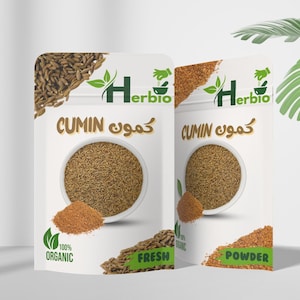 Organic Cumin – Whole Seeds & Ground Powder from Morocco | Natural Spice for Cooking, Tea, Seasoning Blends and Crafts | كمون بلدي طبيعي