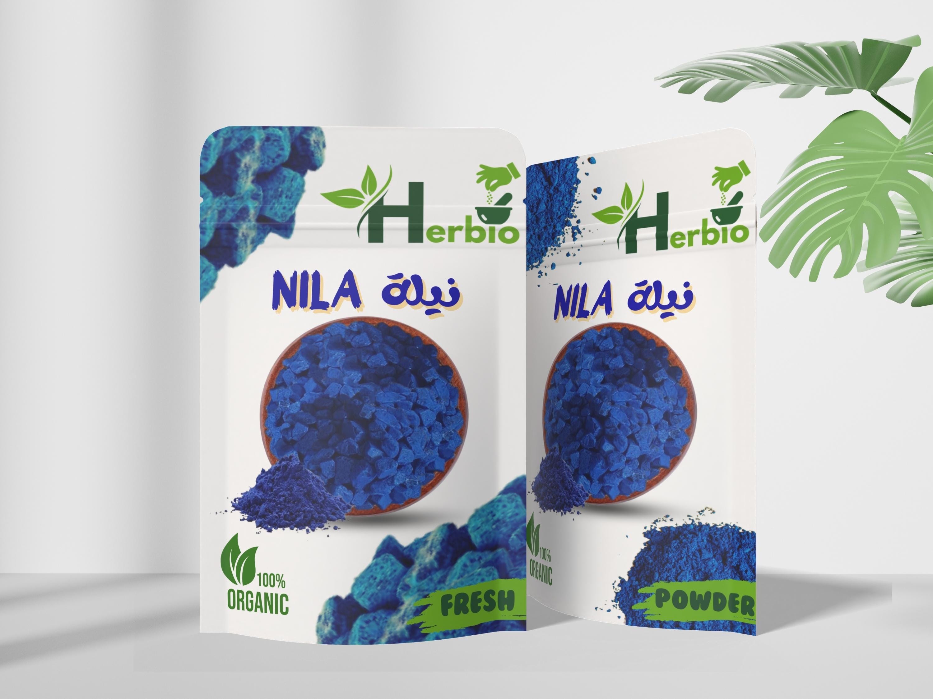 Authentic Blue Nila – Whole & Powder from Morocco | Natural Indigo for Skin, Hair | Traditional Beauty Ritual and Hammam Use | نيلة صحراوية