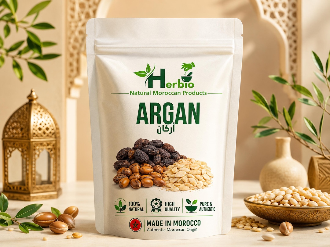 Moroccan Argan Fruit, Nuts & Kernels أركان | Raw Whole Argan Set
