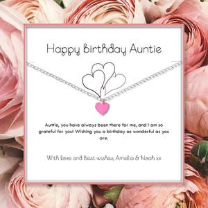Mothers day gift from daughter, Mother daughter gift, sterling silver necklace, heart necklace, personalized gift, daughter gift