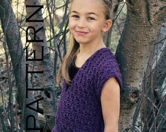 Lexi Pullover Crochet Pattern - PDF