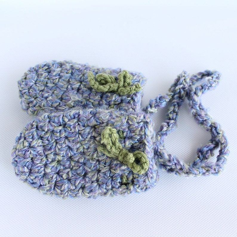 Fluffy Baby Thumbless Mittens Crochet Pattern PDF image 5