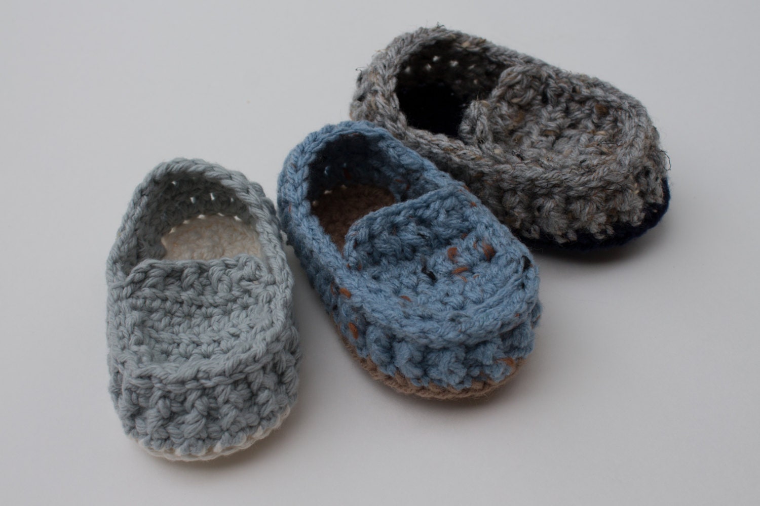 Ribbed Baby Loafer Crochet Pattern PDF - Etsy
