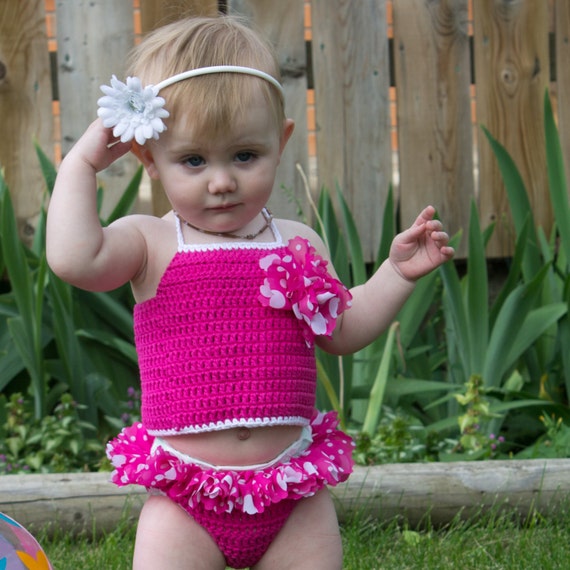 Crochet baby bathing store suit pattern