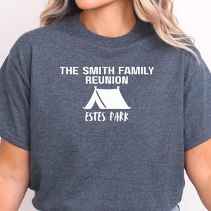 Custom Family Reunion Shirt, Family Gathering Gift, Family Tree Shirt, Family Camping Shirt, Personalized Family Name Tee, 2025 Family Tee