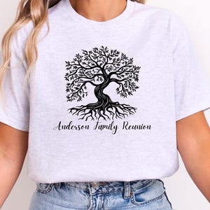 Camiseta personalizada para reunión familiar, camiseta con raíces familiares, camiseta con árbol genealógico, regalo para reuniones familiares, camiseta personalizada con nombre familiar, camiseta familiar 2025