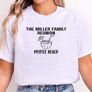 Camiseta personalizada para reunión familiar, camiseta familiar de playa, camiseta de árbol genealógico, camiseta personalizada con nombre familiar, camiseta familiar 2025, regalo para reunión familiar