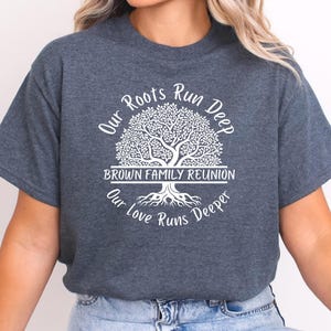 Camiseta personalizada para reunión familiar, camiseta personalizada con nombre familiar, camiseta familiar 2025, regalo para reunión familiar, camiseta con raíces familiares, camiseta con árbol genealógico