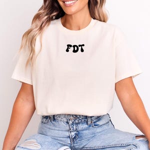 Wavy FDT Shirt, Liberal Shirt, Anti MAGA Tee, Anti Trump Shirt, Activist Gift, No Kings Shirt, Democrat Gift, Feminist Shirt, Subtle FDT Tee