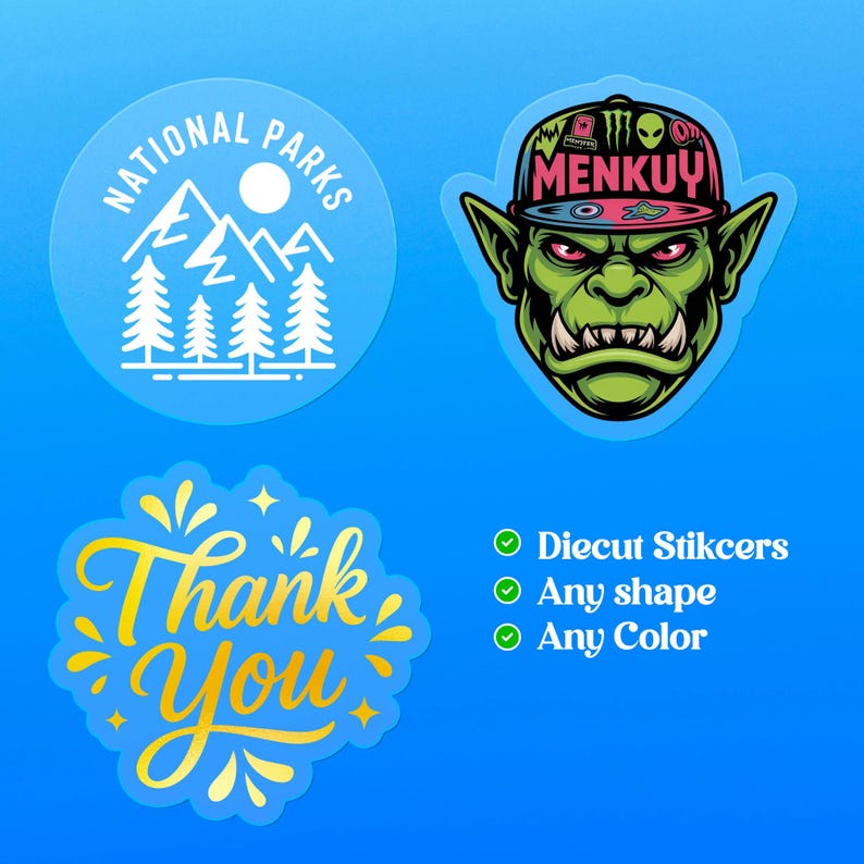 Custom Clear Stickers | Transparent Stickers | Personalized Die Cut ...