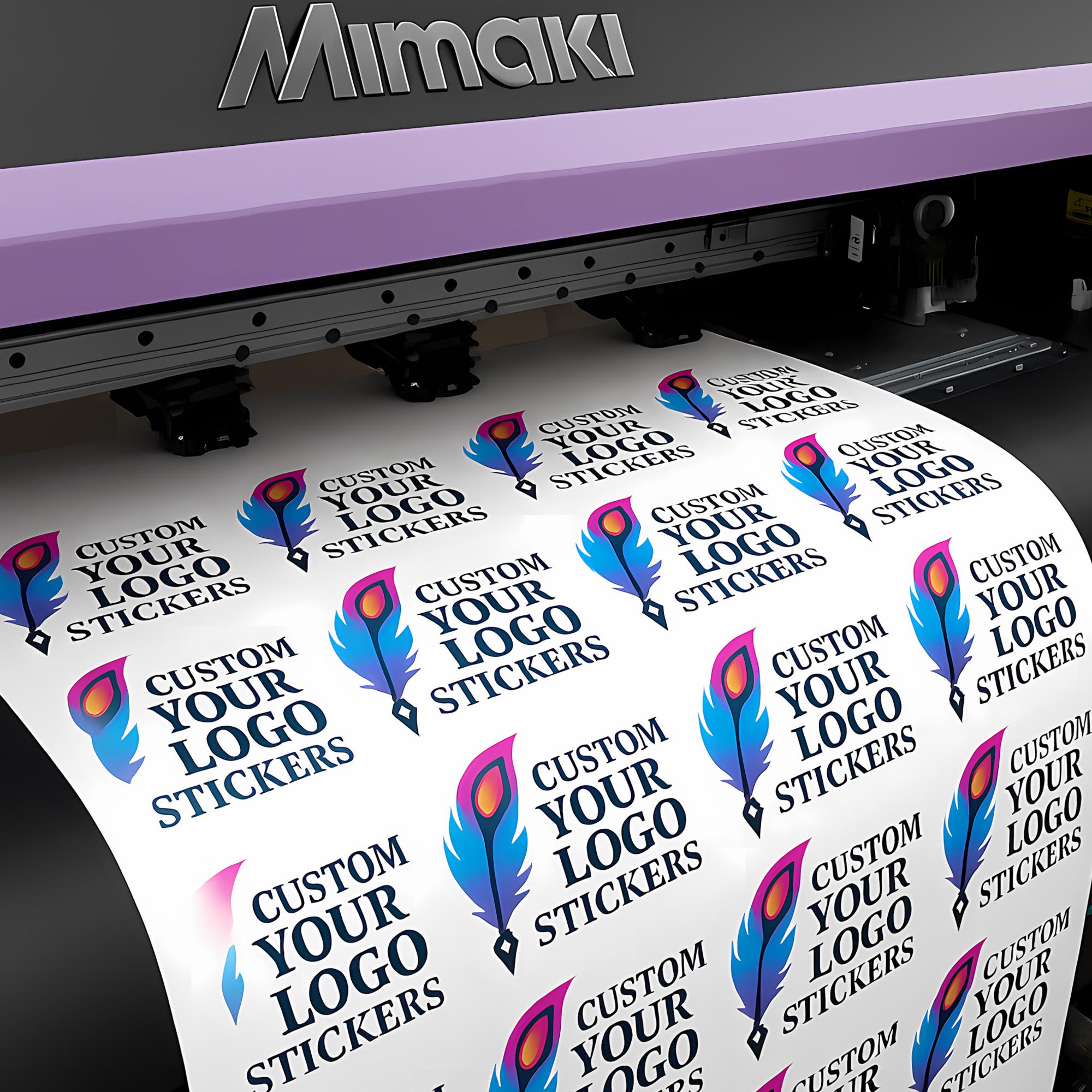 Custom Logo Vinyl Stickers: Die Cut Stickers, Waterproof | Water Bottle ...