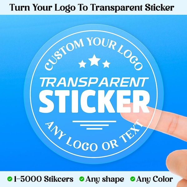 Sticker Trasparent Transparent Stickers - Etsy
