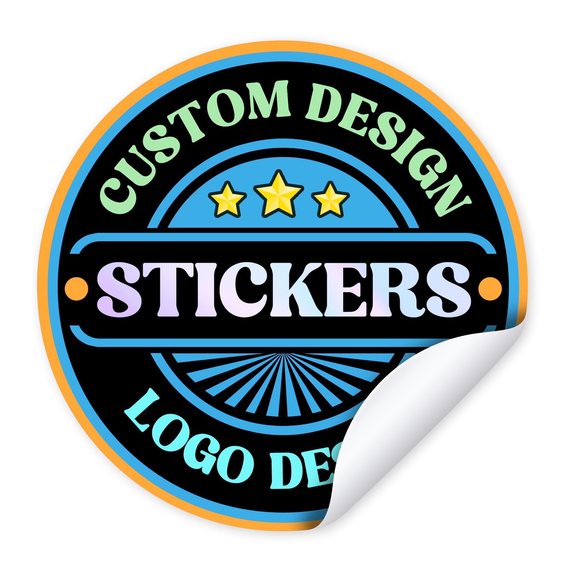 Custom Logo Vinyl Stickers: Die Cut Stickers, Waterproof | Water Bottle ...